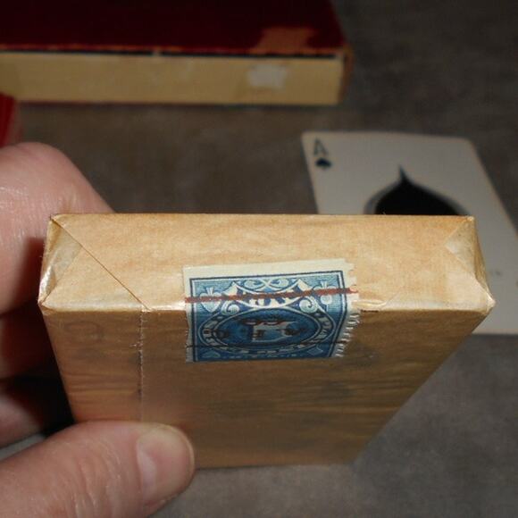 Fox Hunting Bugle w/Whip Blackstone 2 Deck Pinochle Cards Arrco 1 Sealed Deck - Picture 5 of 8